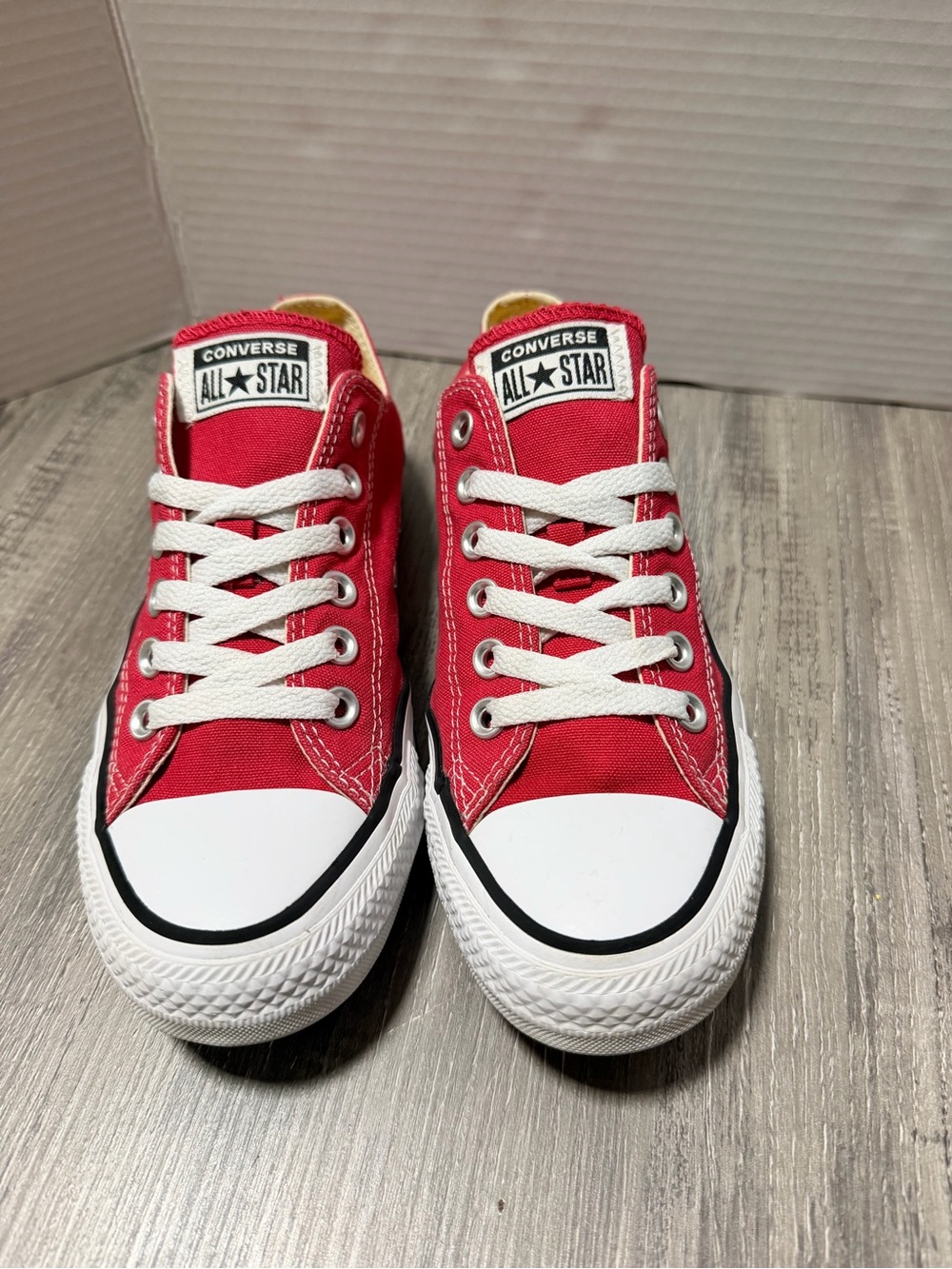 Converse Chuck Taylor All Star Ox Men’s Low Top Lace-Up Red/White W7 M5